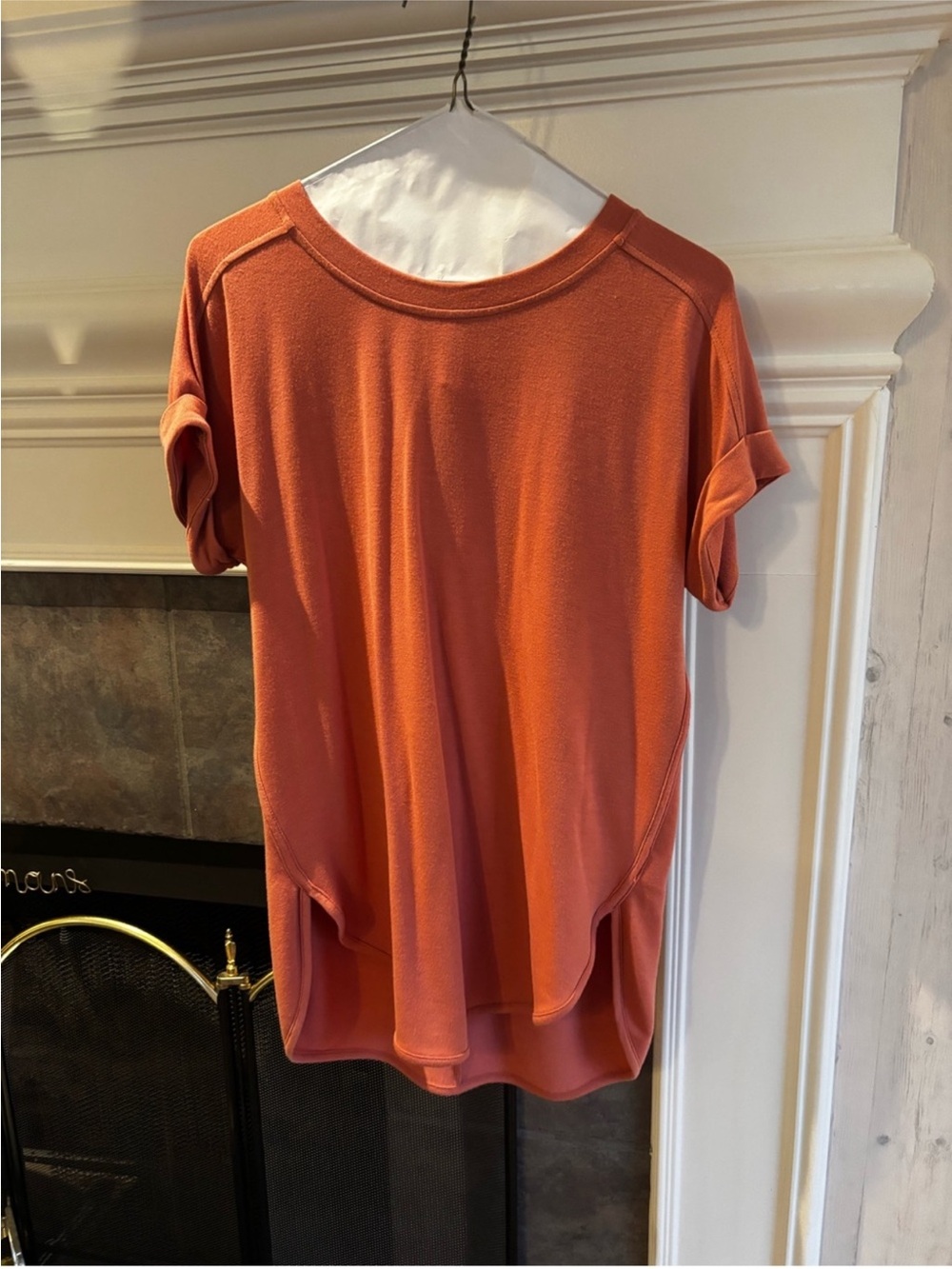 Cupio Short Sleeve Tee in Burnt Orange